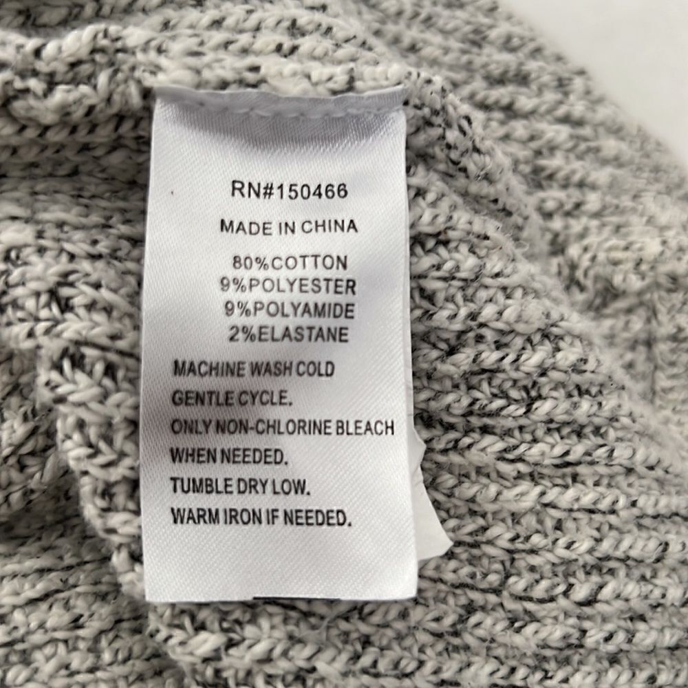 Market & Spruce Grey Open Cardigan size M - Picture 5 of 5
